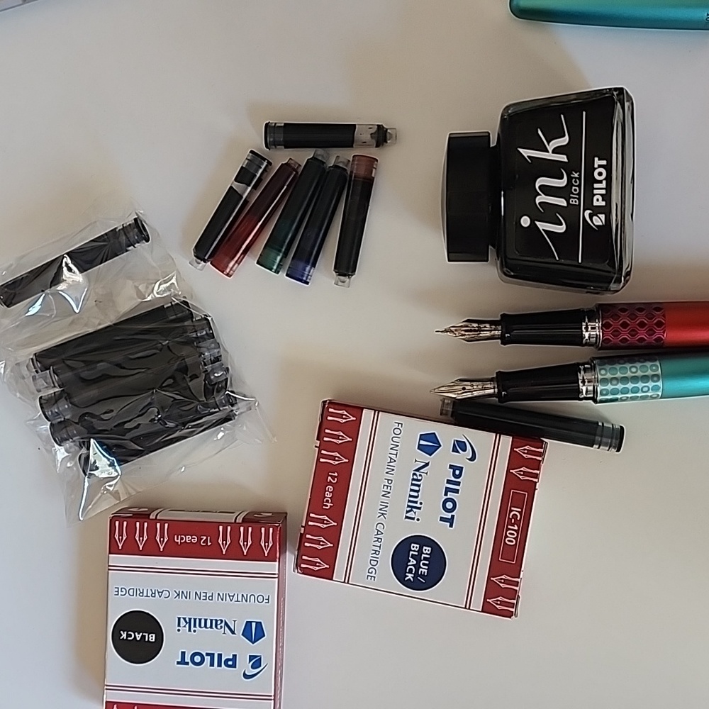 Pilot fountain pen set